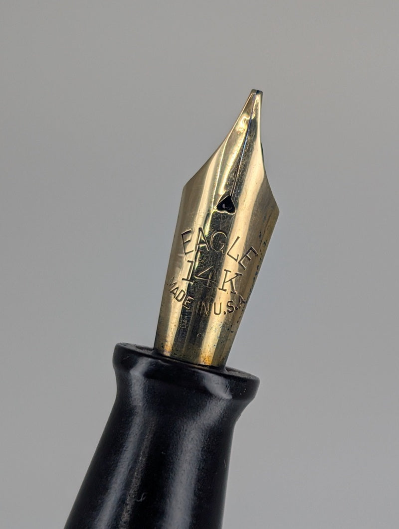 *Consignment* Vintage Eagle Fountain Pen 14k Gold Medium Flex Nib