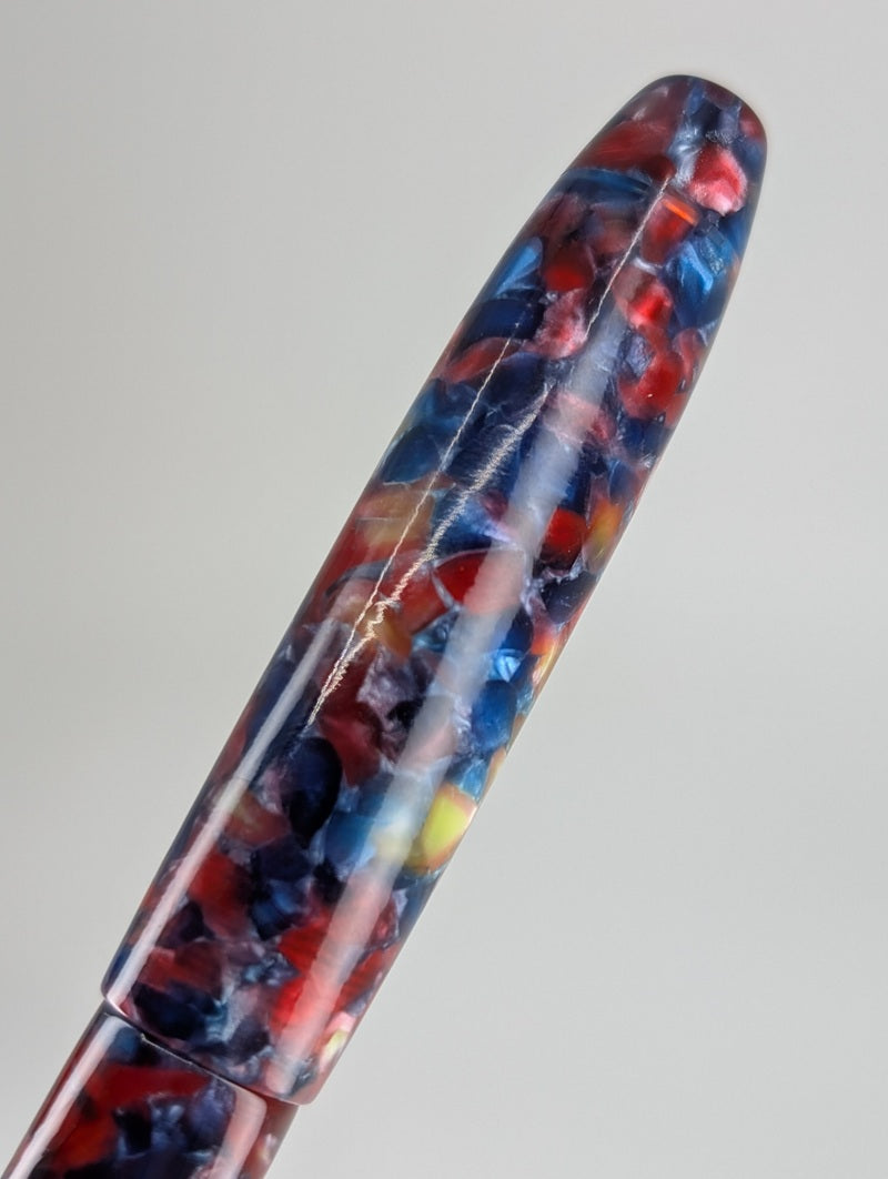 *Consignment* Edison Collier "Rock Candy" Fountain Pen Steel Medium Nib