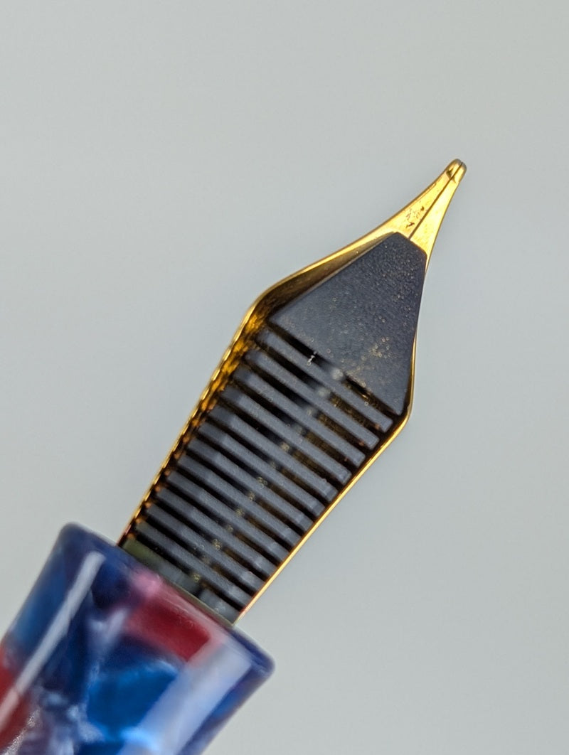 *Consignment* Edison Collier "Rock Candy" Fountain Pen Steel Medium Nib
