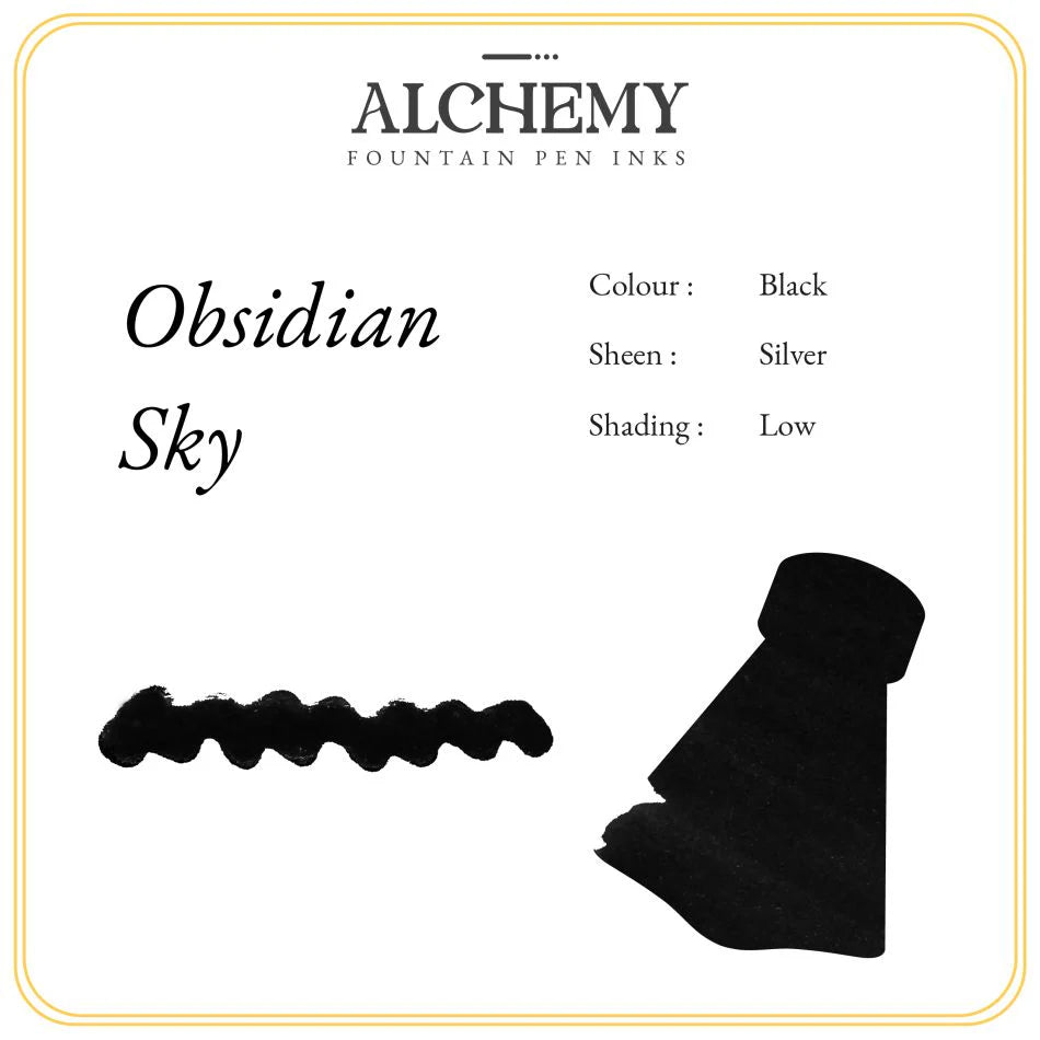 Endless Alchemy Ink Obsidian Sky 45mL Bottled Ink