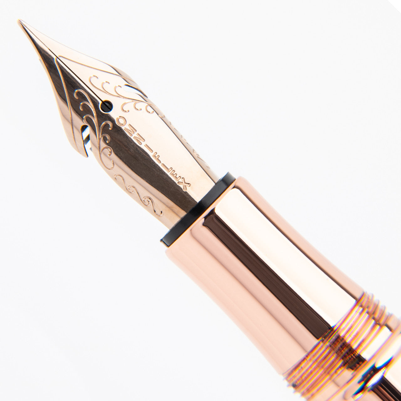 Conklin Endura Deco Crest Blue / Rose Gold Fountain Pen