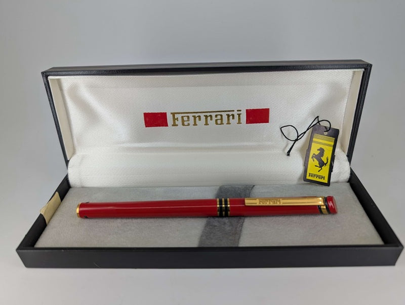 *Consignment* Ferrari Formula 1 Red / Gold Rollerball Pen