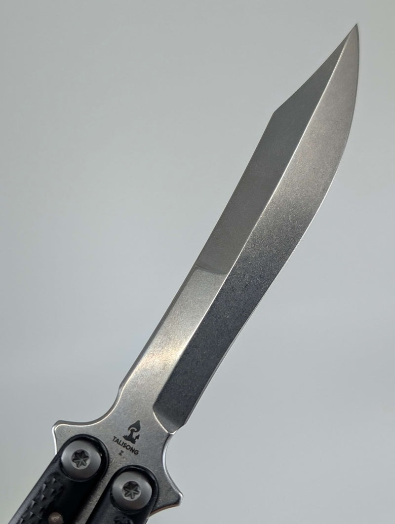 *Consignment* Flytanium Talisong Z Scimitar Live Blade Balisong