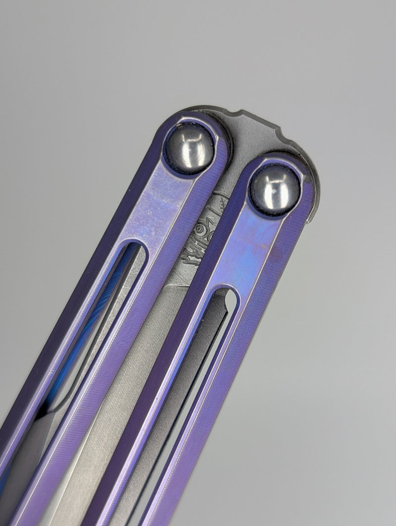 *Consignment* Franklinforge Voltaic Purple Life Blade Balisong