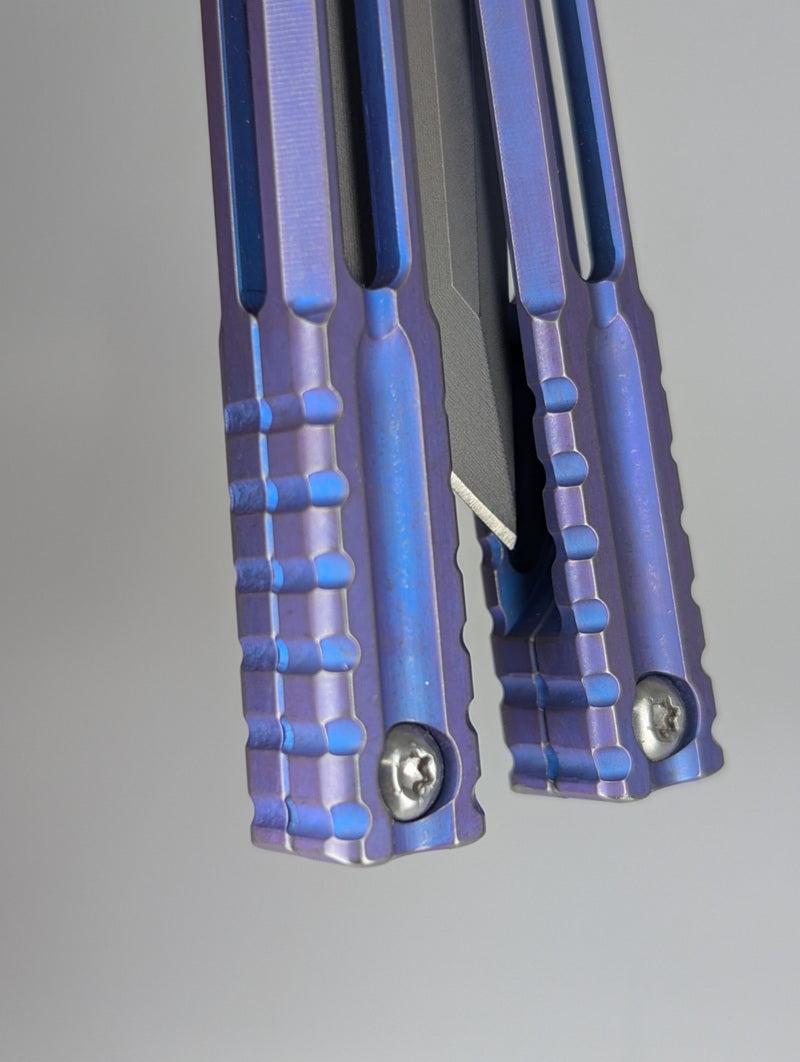 *Consignment* Franklinforge Voltaic Purple Life Blade Balisong