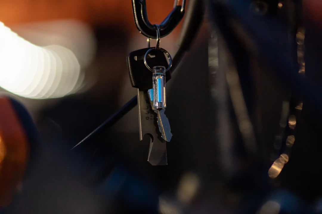 Glow Rhino Ember FOB Tritium Keychain