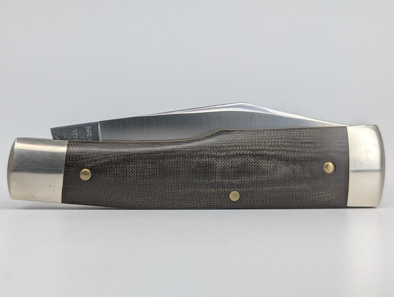 *Consignment* Great Eastern Cutlery Model 44 Buffalo Jack OD Green Linen Micarta Pocket Knife