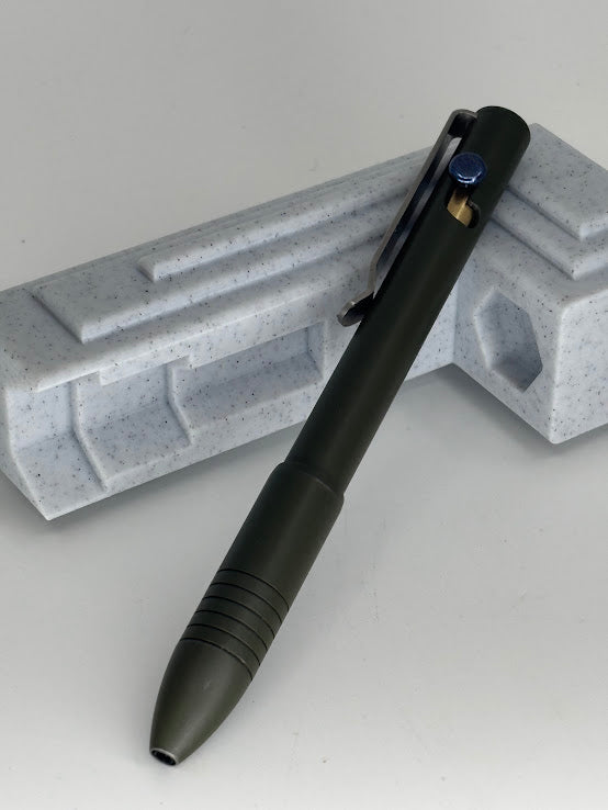 *Consignment* Big Idea Design Green Cerakote Bolt-Action Ballpoint Pen