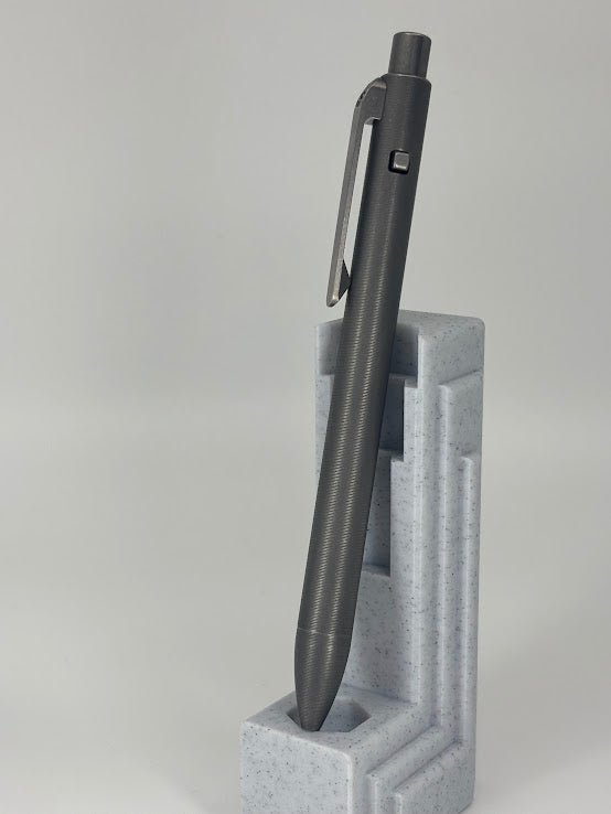 *Consignment* Tactile Turn Stonewash Titanium Side-Click Short Ballpoint Pen