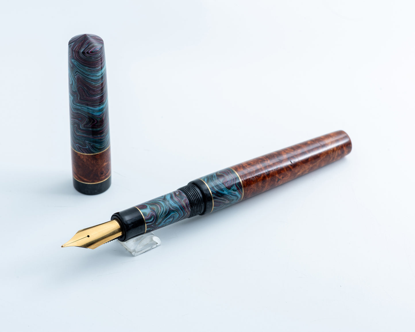 Rhys' Pieces Custom Fountain Pen - "Psychedelic"