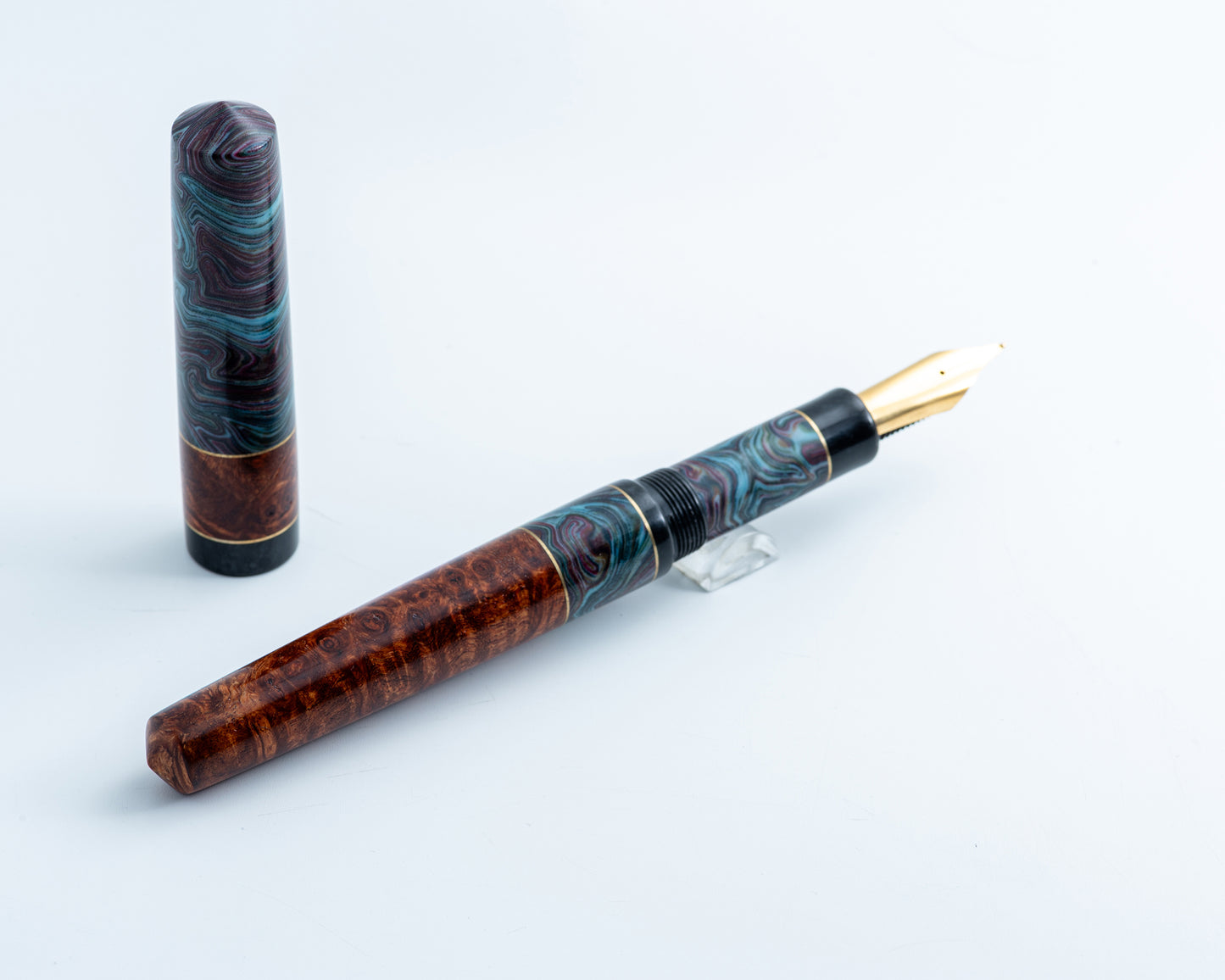 Rhys' Pieces Custom Fountain Pen - "Psychedelic"