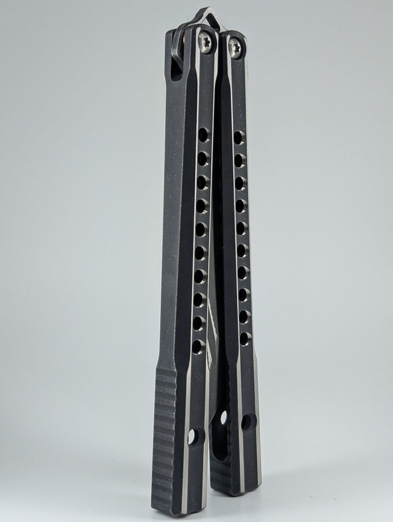 *Consignment* JK Designs Orca Custom Live Blade Balisong #471