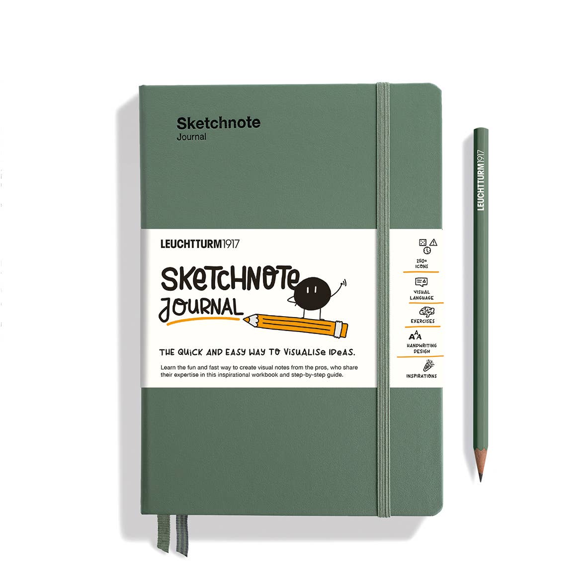 LEUCHTTURM1917 Sketchnote Journal Medium A5 Olive