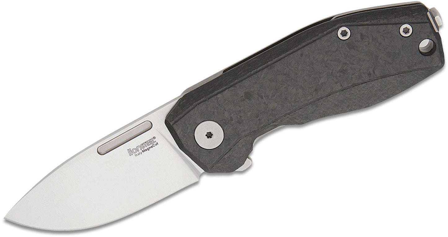 Lionsteel Nano Carbon Fiber Frame Lock Folding Knife