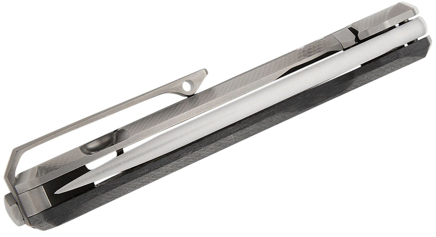 Lionsteel Nano Carbon Fiber Frame Lock Folding Knife