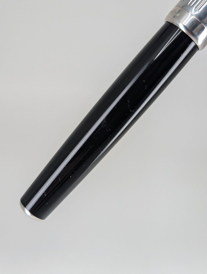*Consignment* Laban "Magnetism" Black w/ Silver Cap Rollerball Pen