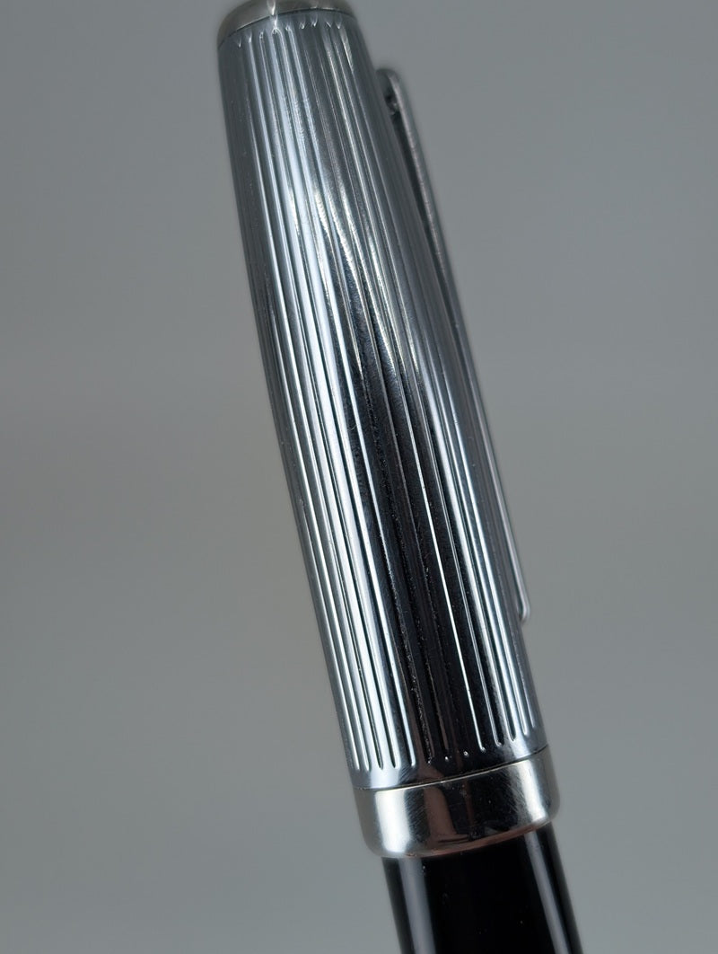 *Consignment* Laban "Magnetism" Black w/ Silver Cap Rollerball Pen