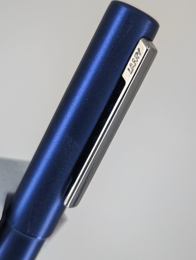 *Consignment* Lamy Aion Blue Fountain Pen w/ Kanji Nib