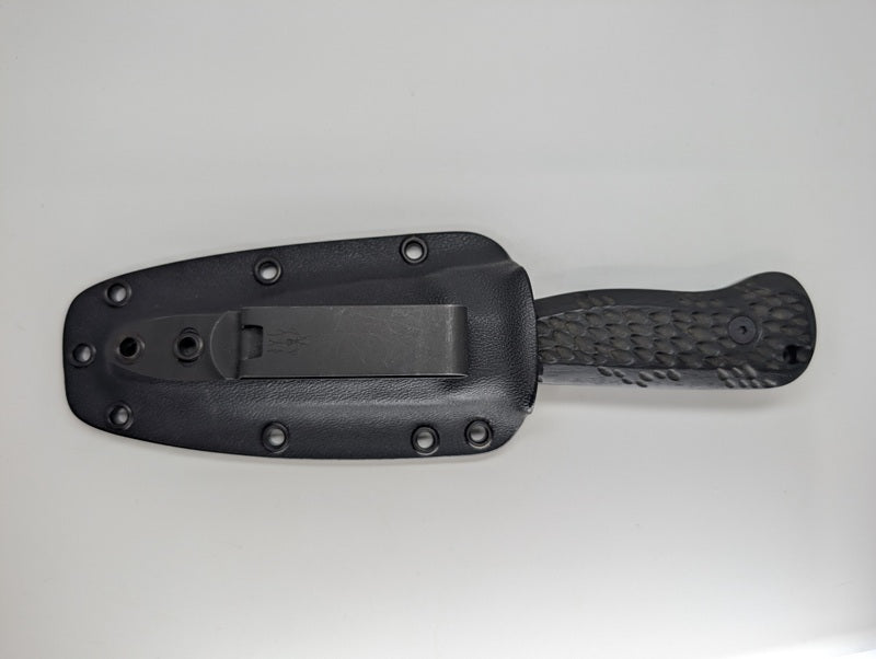 Landau-Custom-Fixed-Blade-Knife-Sheathed