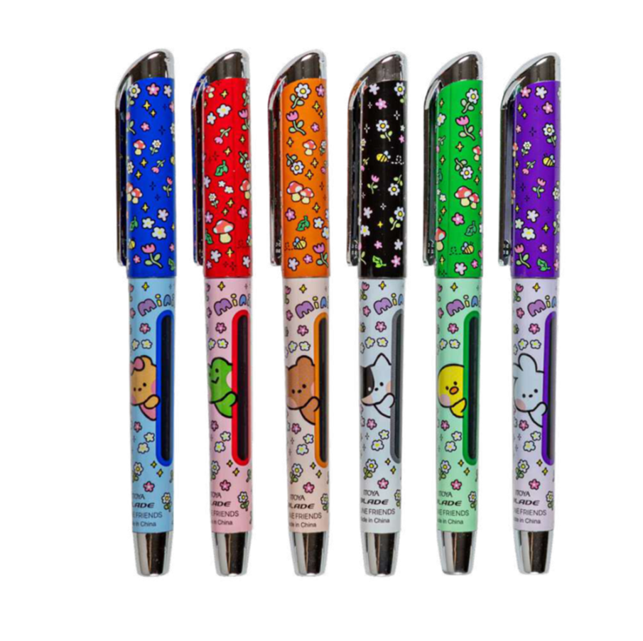 Itoya Blade Fountain Pen Line Friends Minini Pack of 6