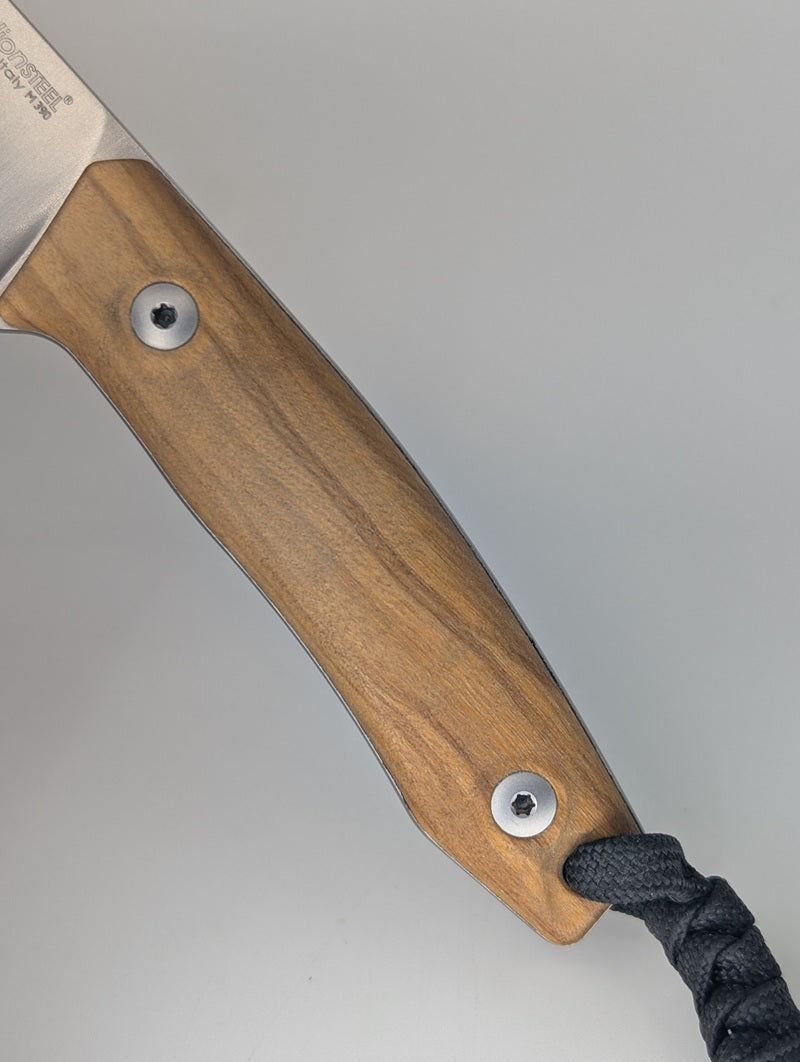 *Consignment* Lionsteel M4 Olive Wood Fixed Blade Knife