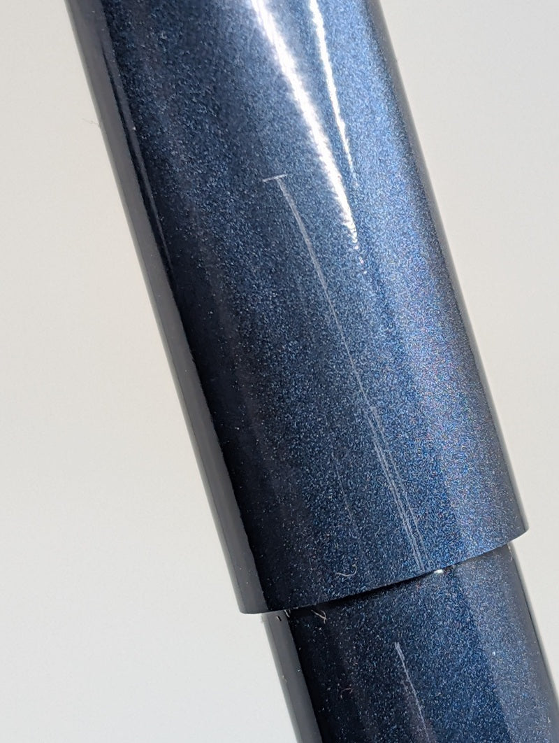 *Consignment* Lotus Pens Student Blue Acrylic Fountain Pen Broad Nib