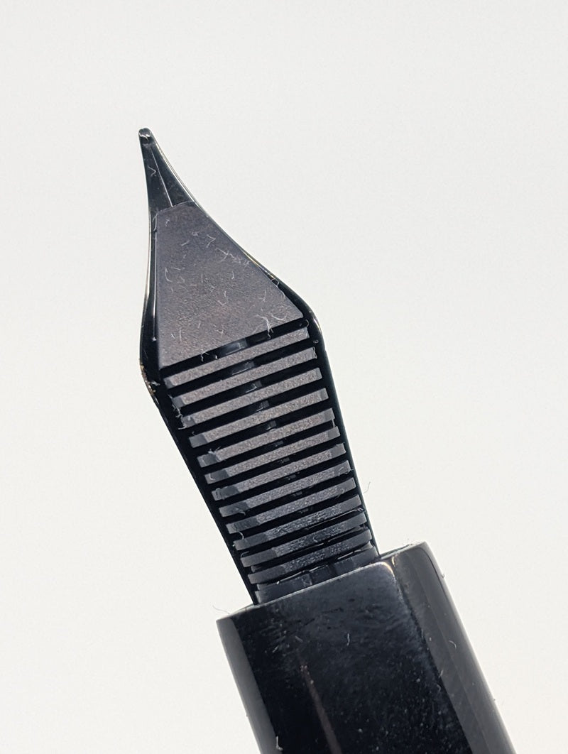 *Consignment* Lotus Pens Trikone Black Fountain Pen Fine Nib