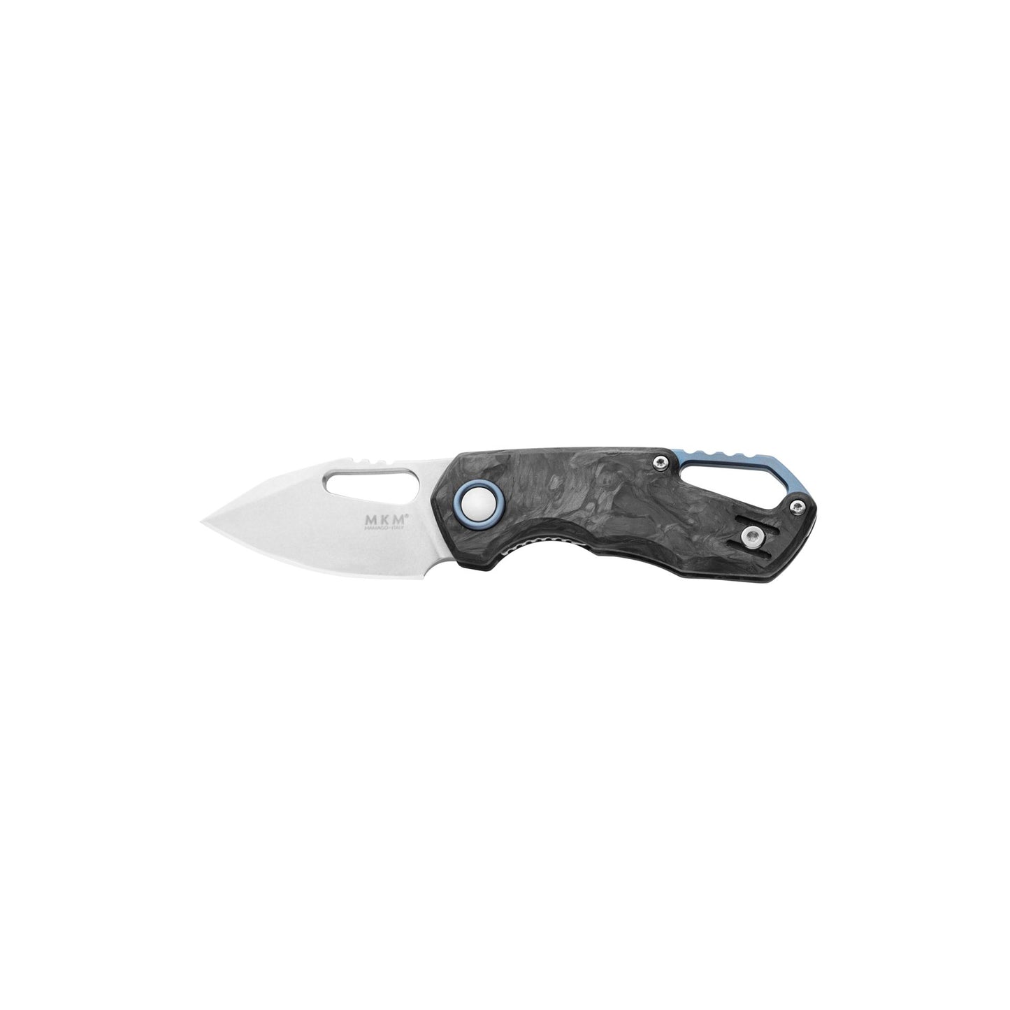 MKM ISONZO Marbled Carbon Fiber Liner Lock Folding Knife