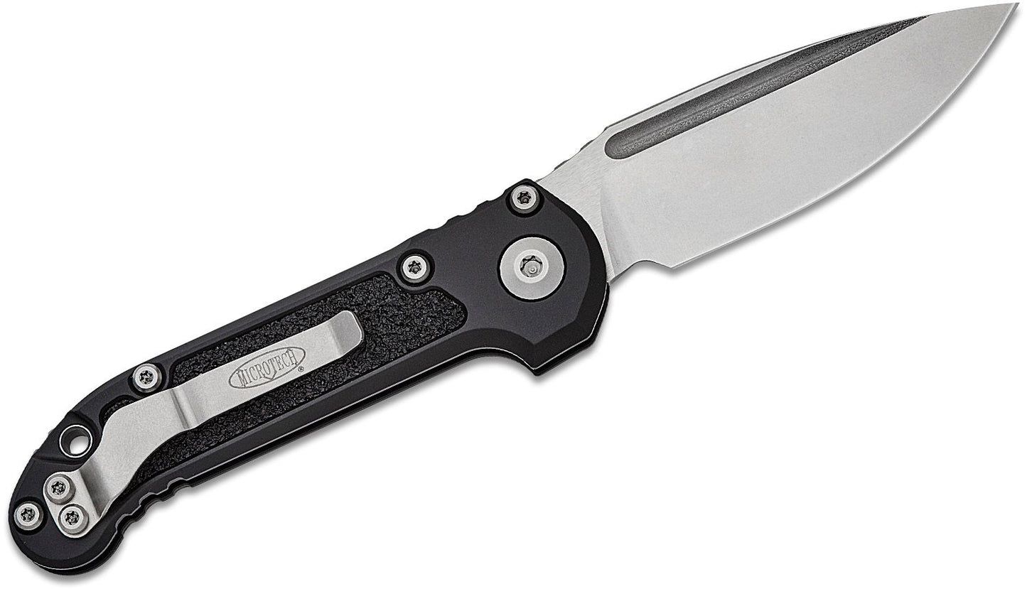 Microtech L.U.D.T. GEN III Stonewash Standard Blade Auto Folding Knife