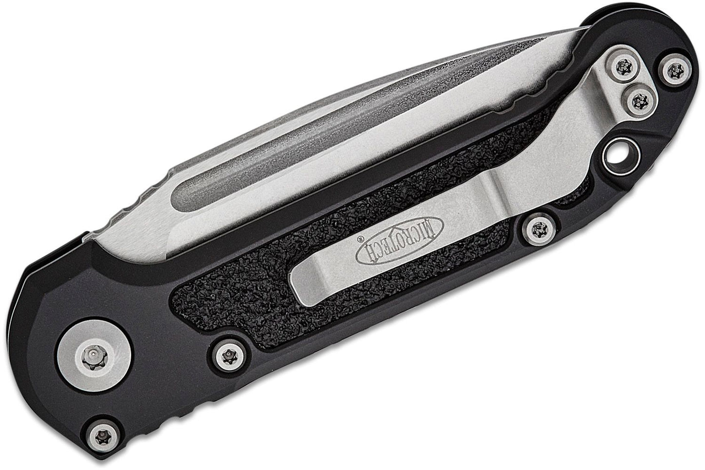Microtech L.U.D.T. GEN III Stonewash Standard Blade Auto Folding Knife