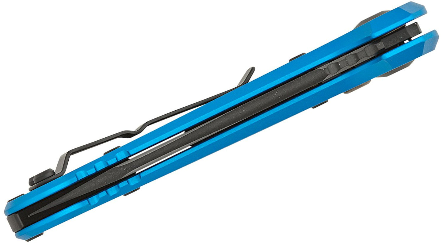 Microtech L.U.D.T. T/E Gen III Blue Auto Folding Knife