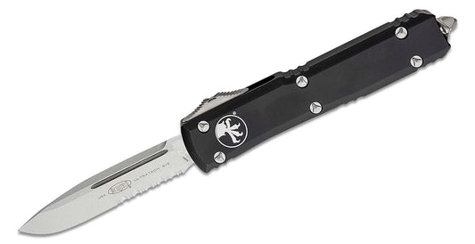 Microtech Ultratech S/E Apocalyptic Partial Serrated Out the Front Knife