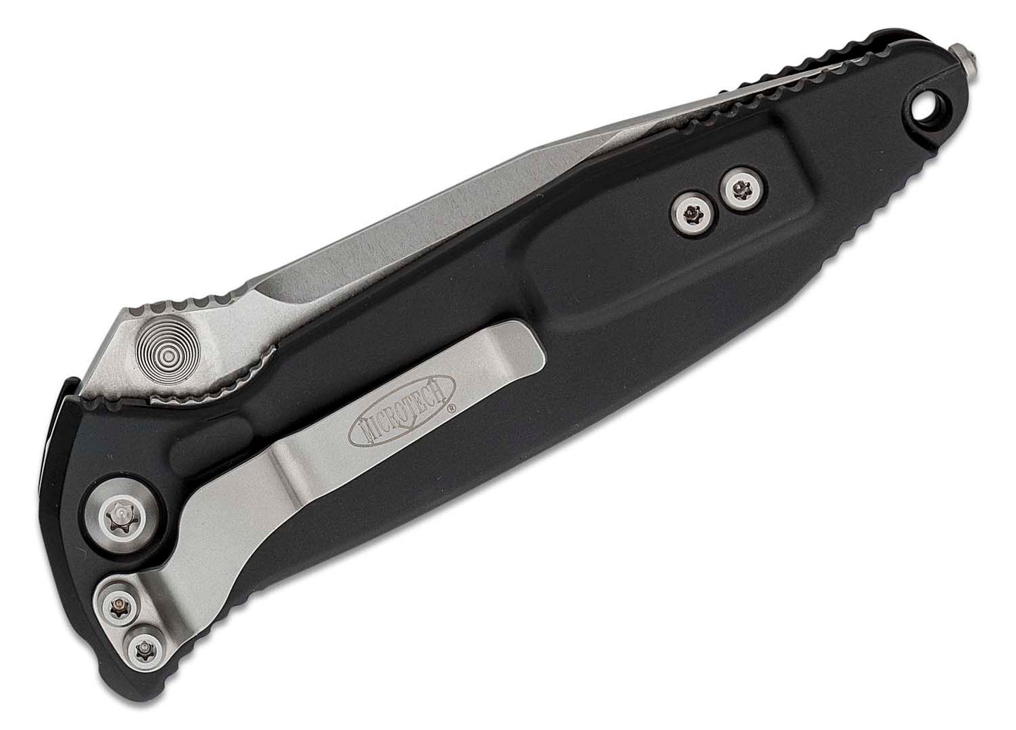 Microtech Socom Elite S/E Stonewash Partial Serrated Folding Knife