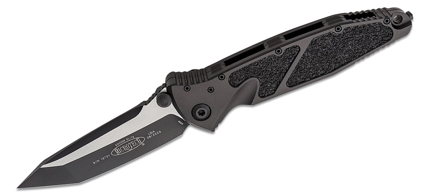 Microtech Socom Elite Tactical Standard Tanto Blade Folding Knife