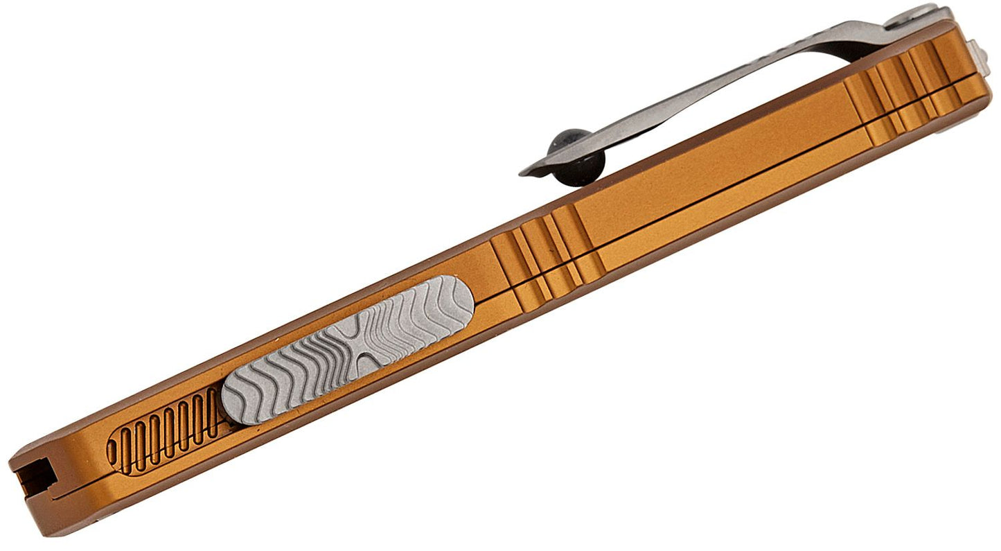 Microtech Hera II Mini D/E Tan Stonewash Out the Front Knife
