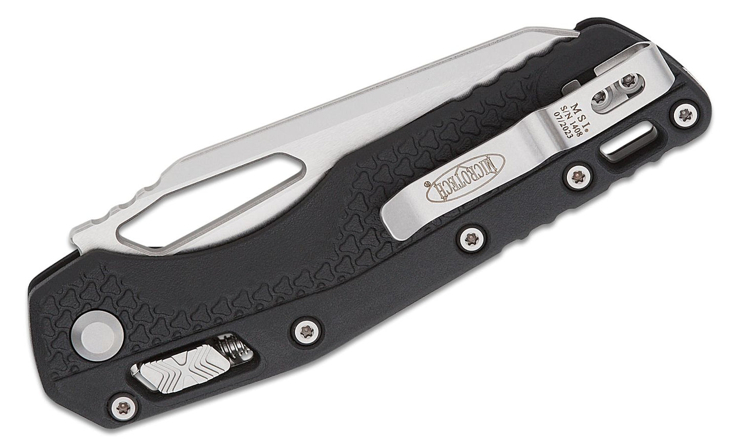 Microtech MSI Tri-Grip Stonewash Standard Folding Knife