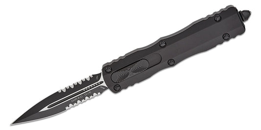 Microtech Dirac D/E Tactical Partial Serrated Out the Front Knife