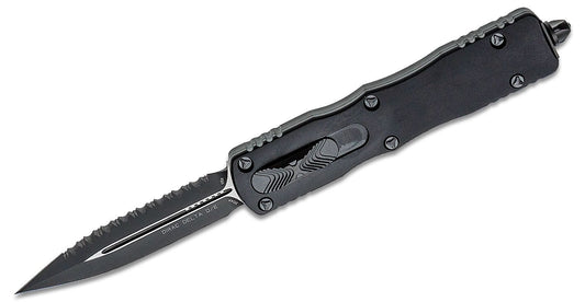Microtech Dirac Delta D/E Tactical Full Serrated Out the Front Knife