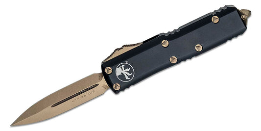 Microtech UTX 85 Bronzed Apocalyptic Standard Out the Front Knife