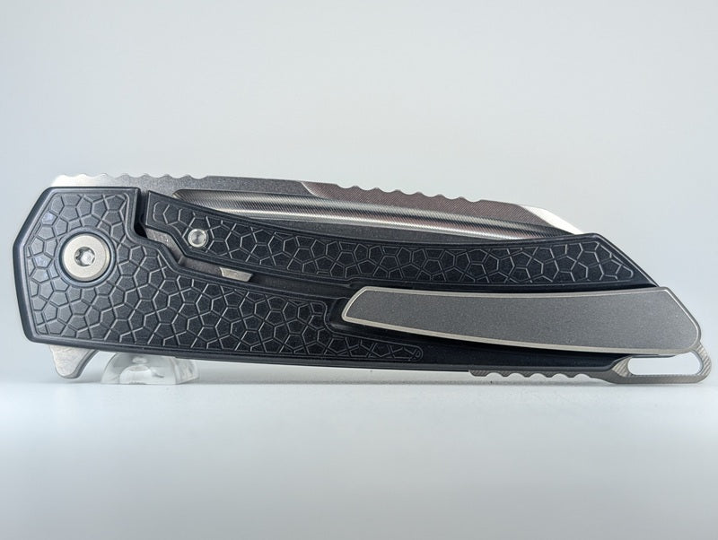 MachineWise Mojave Manganese (CPM S90V | Stonewash | Turtle Handle) Framelock Folding Knife 513 *BLEM*