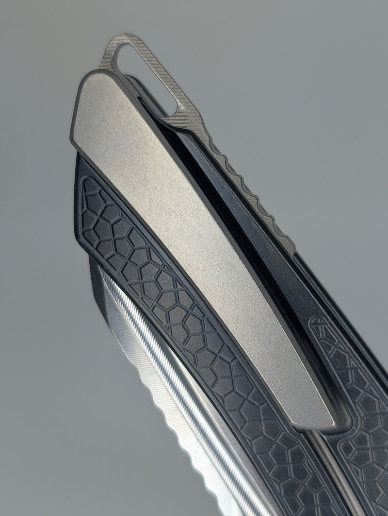 MachineWise Mojave Manganese (CPM S90V | Stonewash | Turtle Handle) Framelock Folding Knife 513 *BLEM*