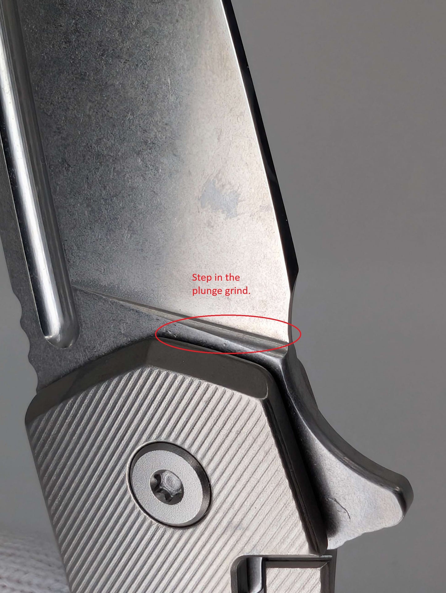 MachineWise Mojave Raw (CPM 20CV | Stonewash | Finestep Handle) Framelock Folding Knife 213 *BLEM*