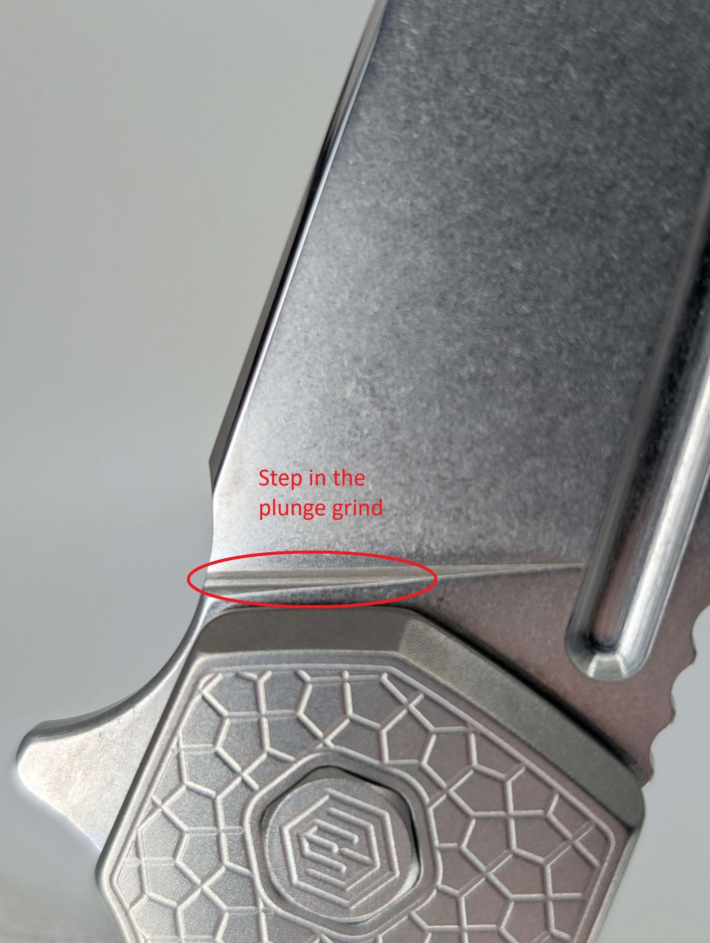 MachineWise Mojave Raw (CPM 20CV | Stonewash | Turtle Handle) Framelock Folding Knife 207 *BLEM*