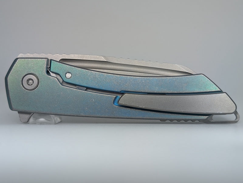 MachineWise Mojave Beach Sunset Titanium Framelock Folding Knife #570