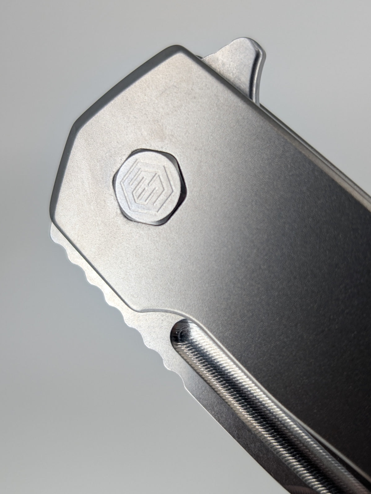 MachineWise Mojave Raw (CPM S90V | Stonewash | Smooth Handle) Framelock Folding Knife 488 *BLEM*