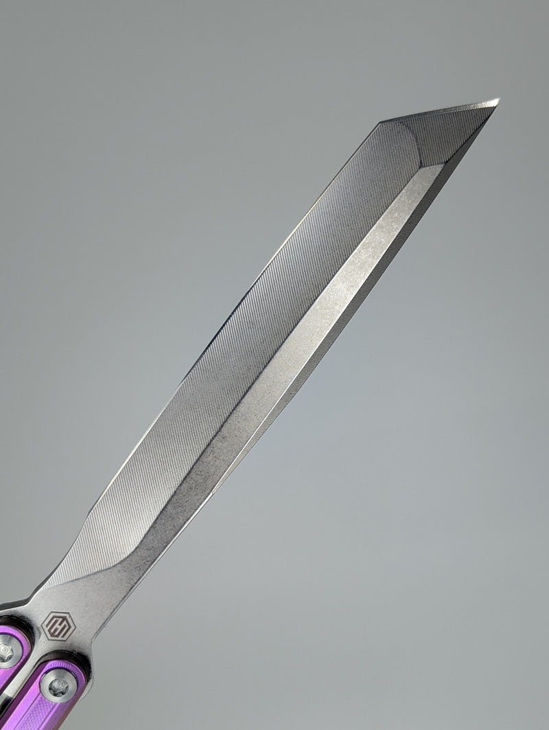 MachineWise Opus V2 Pink Ti Live Blade Balisong #495