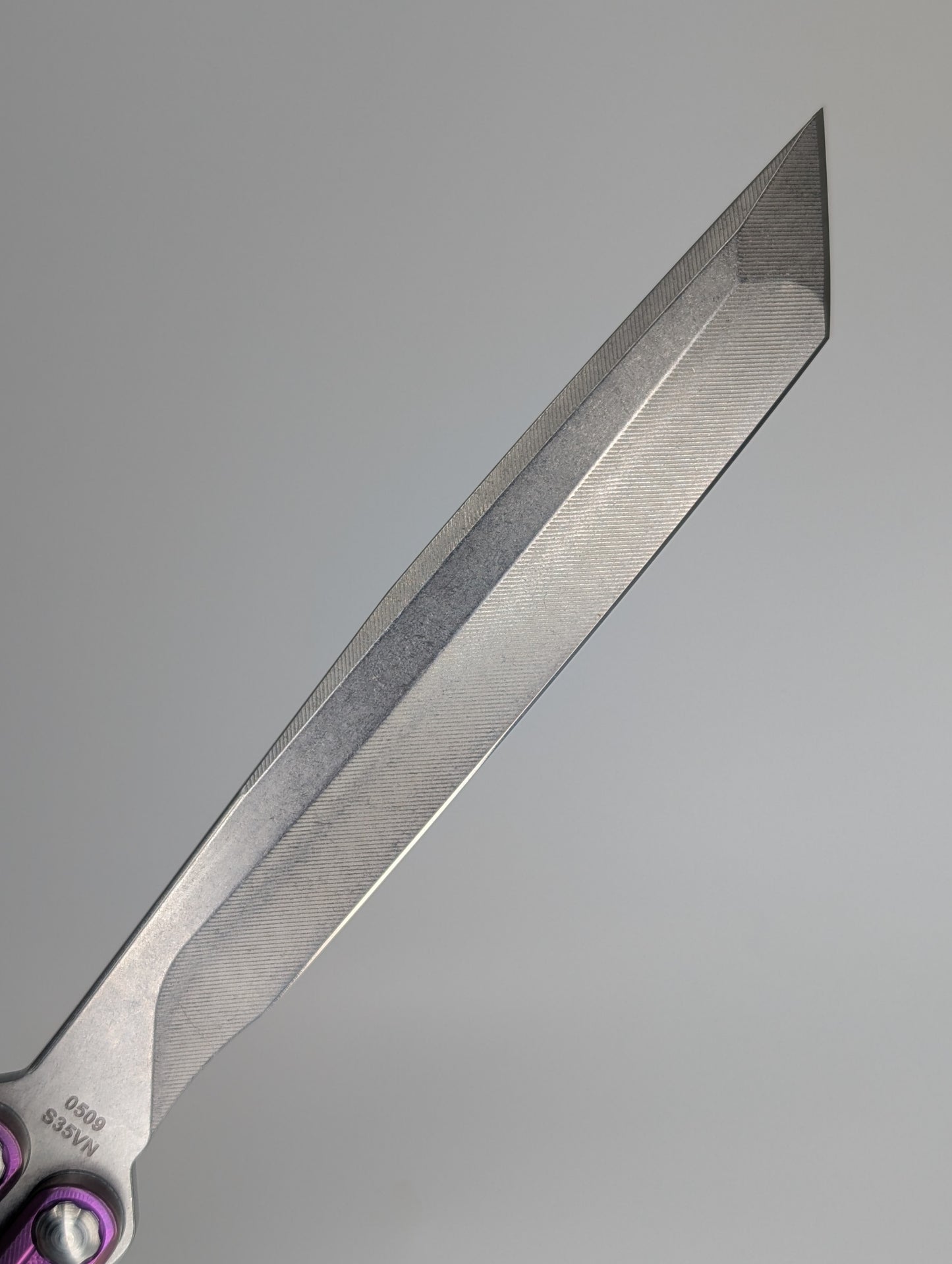 MachineWise Opus V2 Pink Ti Live Blade Balisong #509
