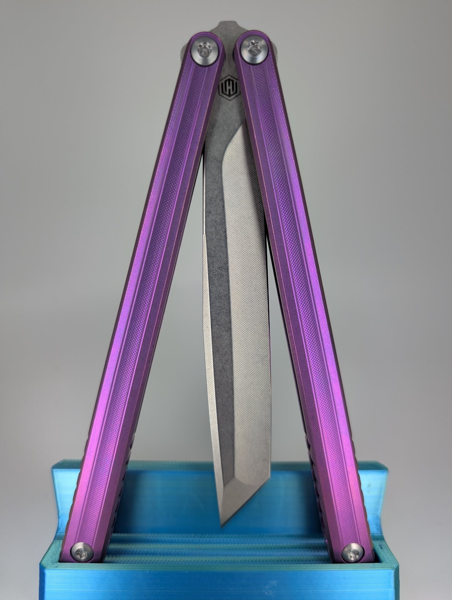MachineWise Opus V2 Pink Ti Live Blade Balisong #509