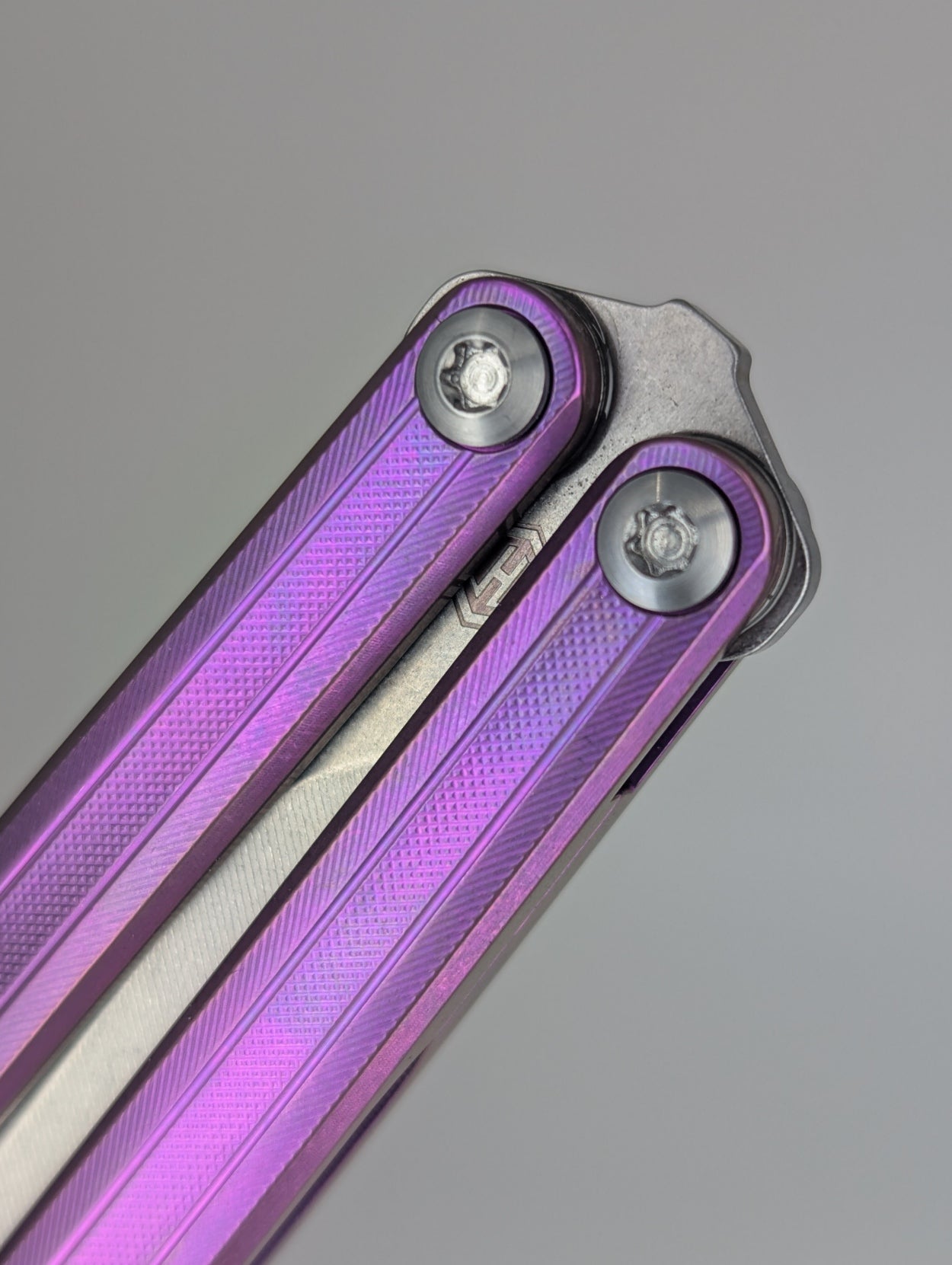 MachineWise Opus V2 Pink Ti Live Blade Balisong #509