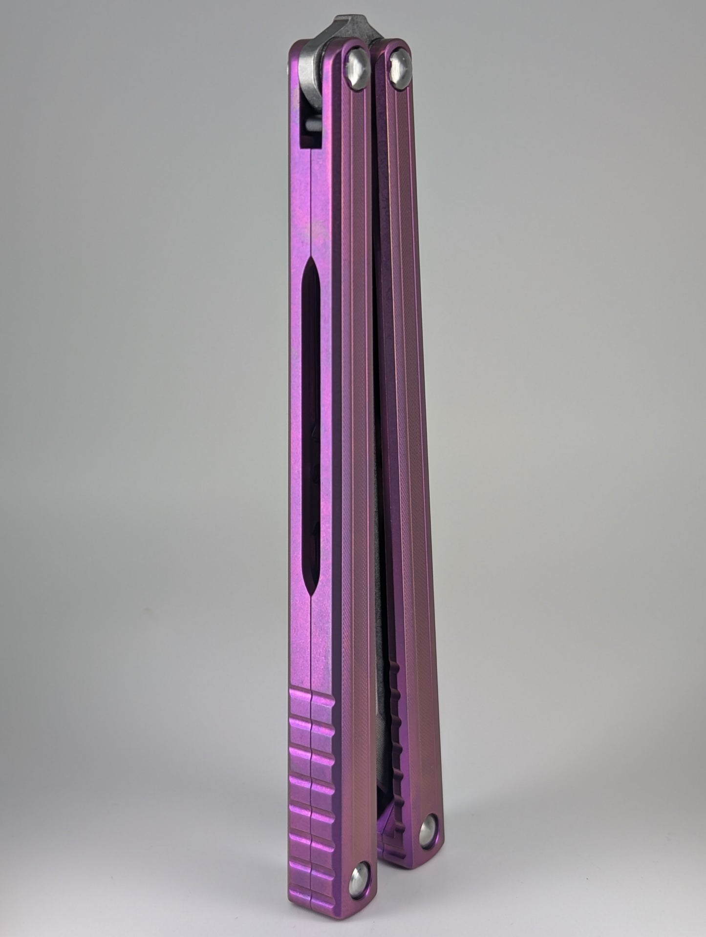 MachineWise Opus V2 Pink Ti Live Blade Balisong #509